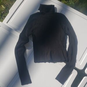 Black Turtleneck Sweater